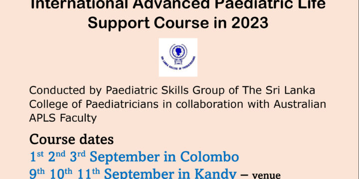 International Advanced Paediatric Life Support Course in 2023